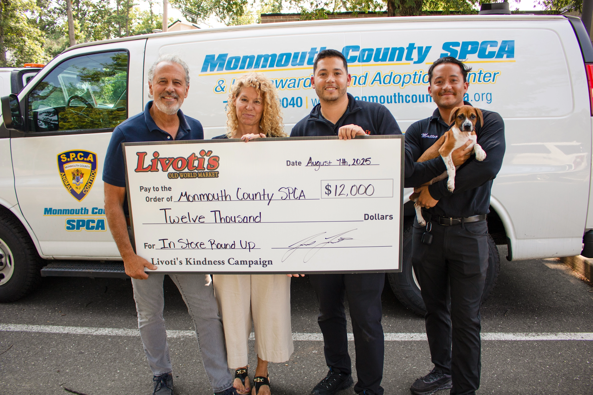 Livoti's Old World Market donating $12,000 to the Monmouth County SPCA